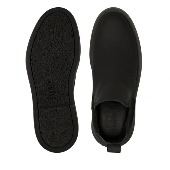 NEW IN BOX!! Ladies Clarks Mileno Chelsea Boot Black - Picture 4 of 4